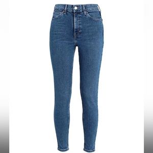 Topshop Jamie skinny denim high waisted jeans size 26